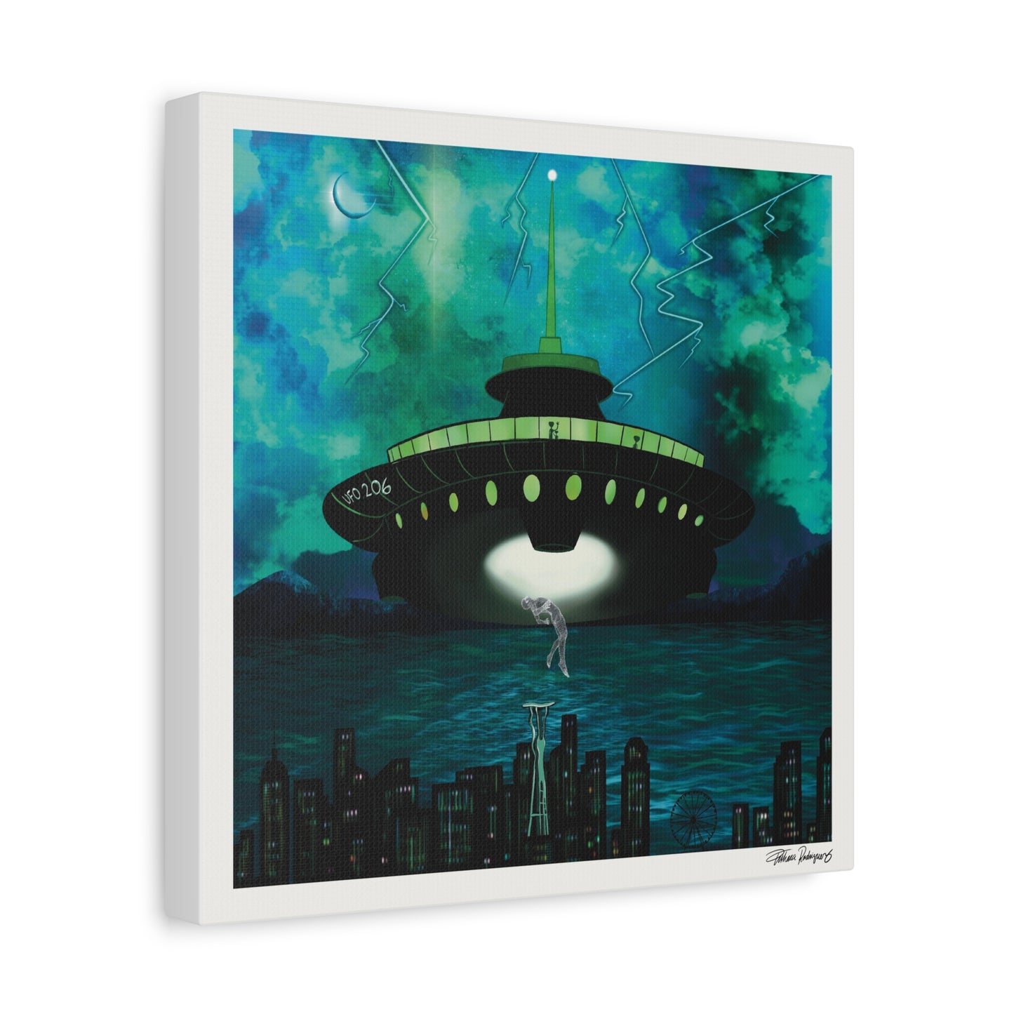 Digital Art Canvas - UFO 206