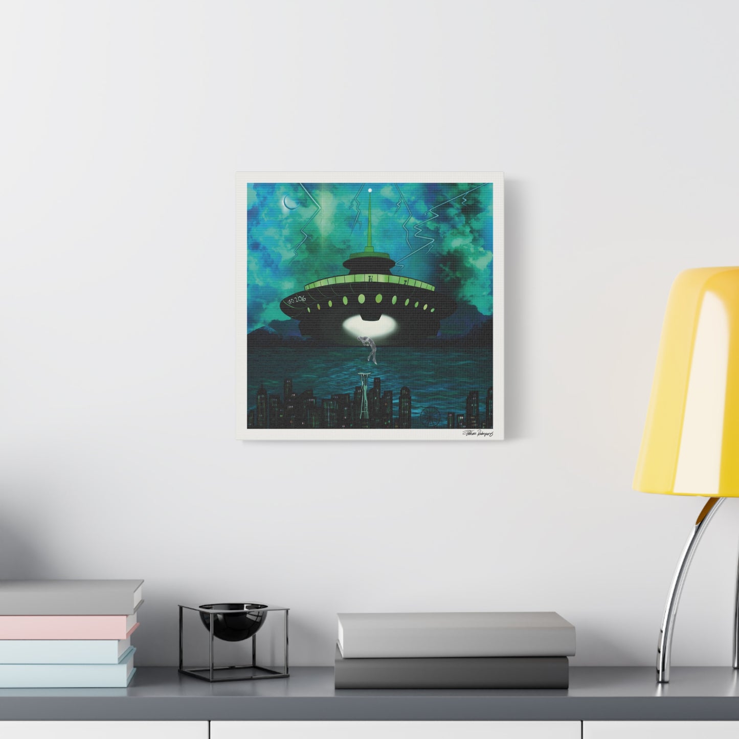 Digital Art Canvas - UFO 206