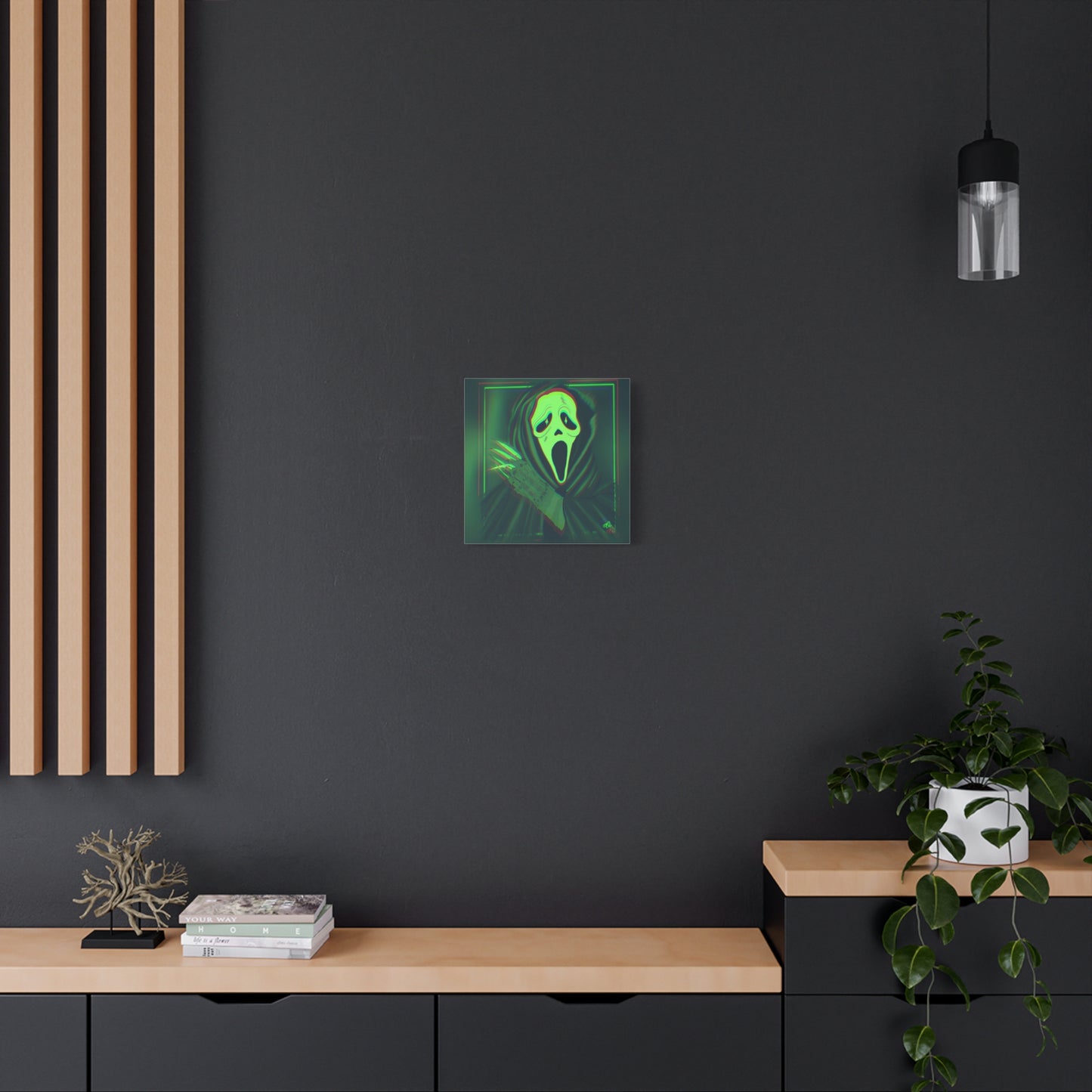 Digital Art Canvas - Ghostface X Freddy (Green)